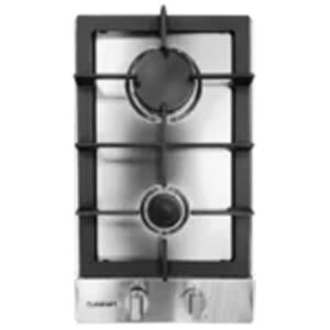 Dominó a Gás Cuisinart Prime Cooking 2 Queimadores Inox 30cm