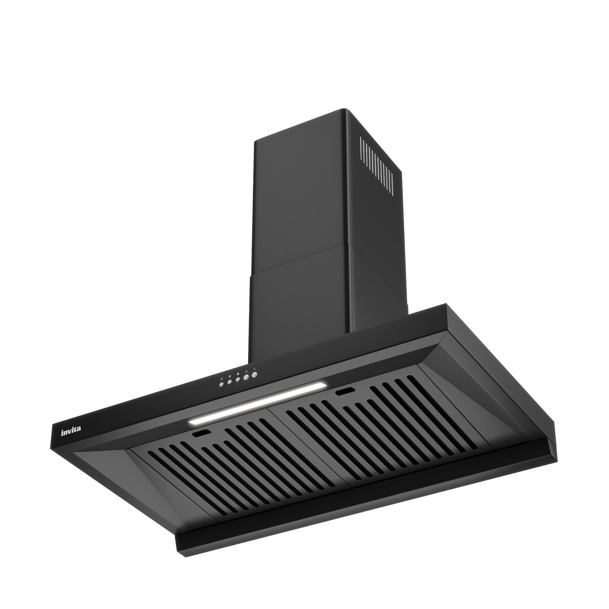 COIFA INVITA BLACK PAREDE 90 CM 220 V - i-CFP-90-BL-2ATA